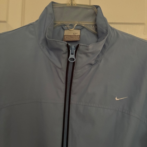 Nike Light Blue Windbreaker Jacket Size 10 - Picture 5 of 5